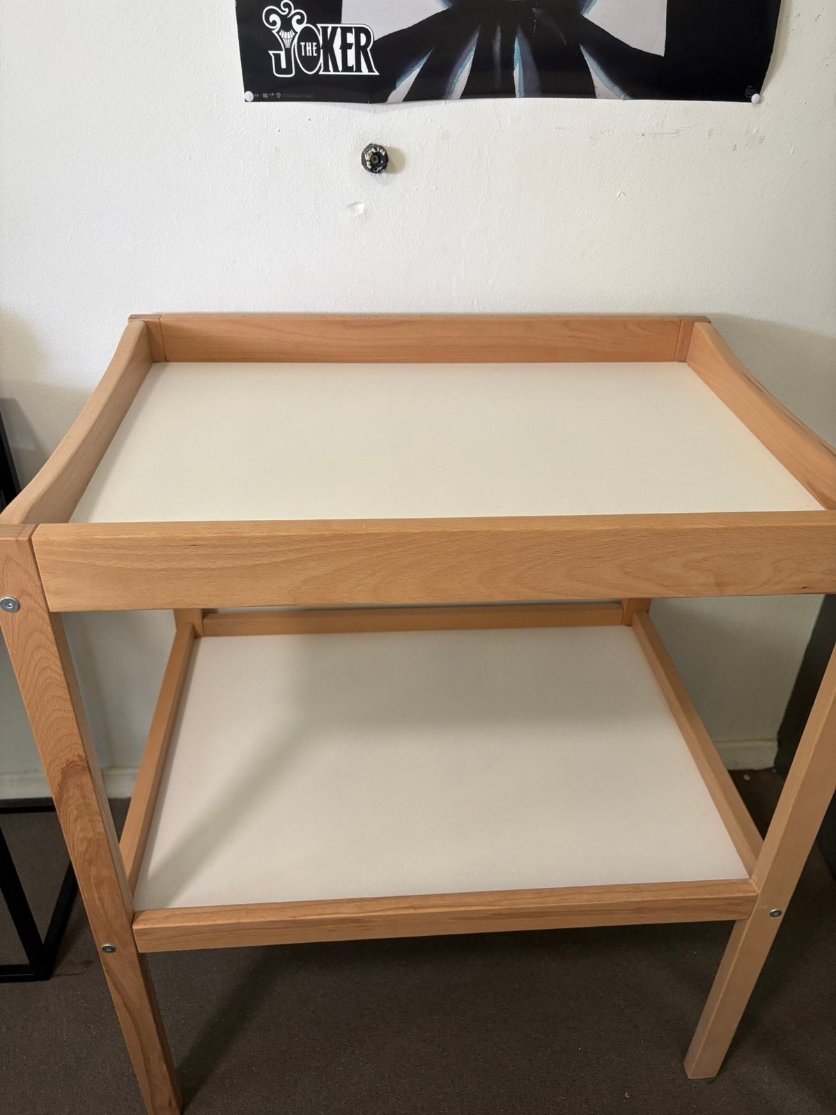 Table a langer, Enlèvement, Comme neuf