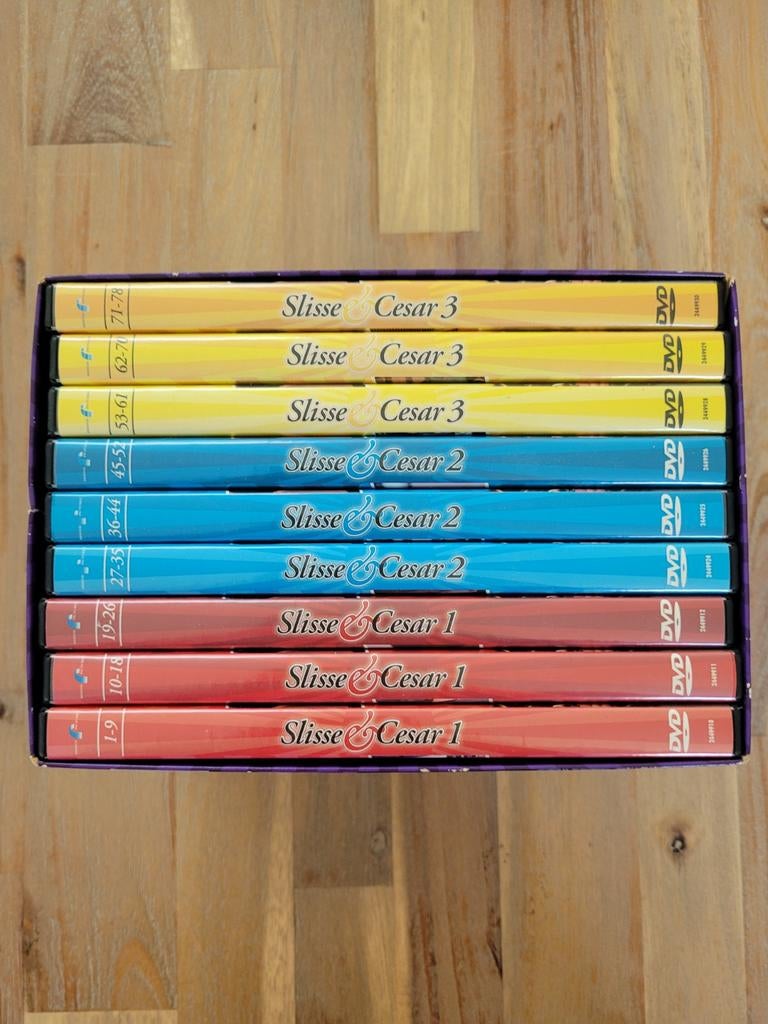 DVD Box - Slisse en Cesar - complete collectie, Ophalen of Verzenden