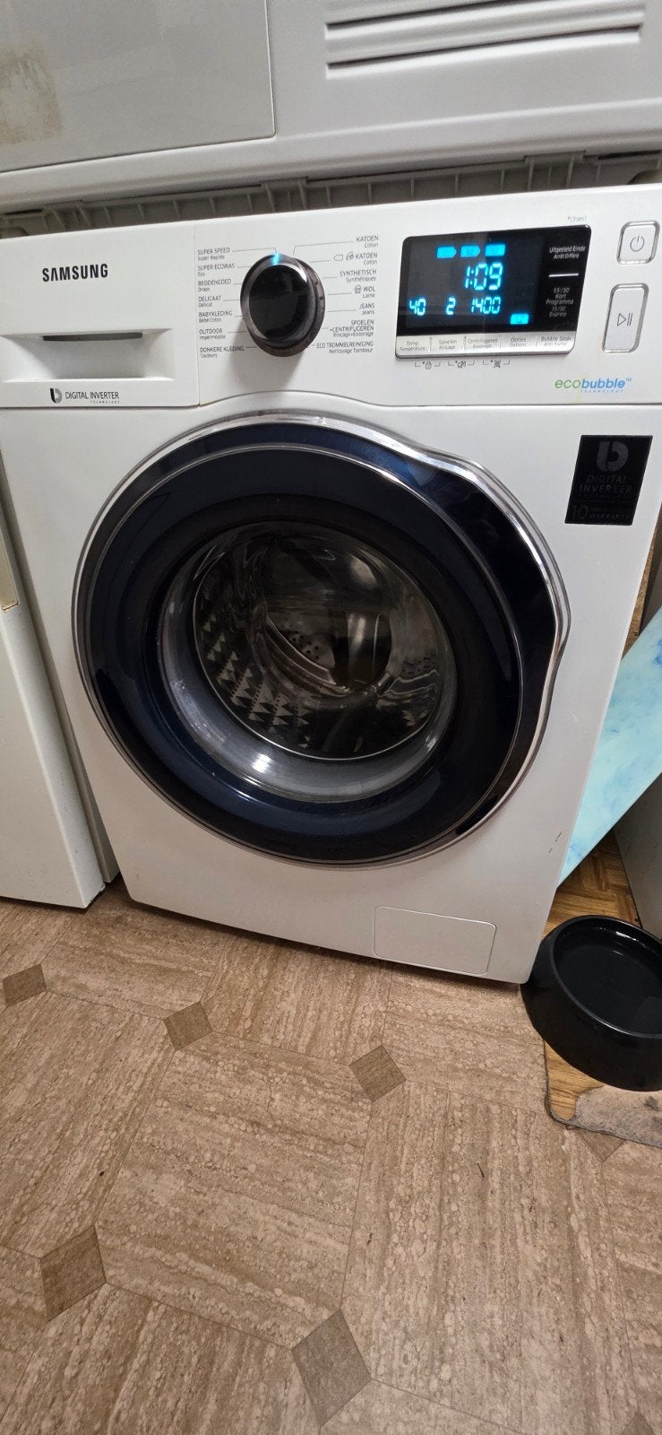 Samsung eccobubble wasmachine en droogkast, Elektronische apparatuur, Wasmachines, Ophalen