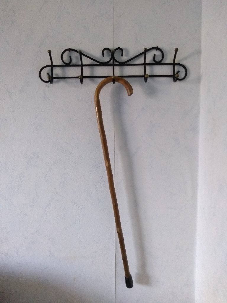 stevige prachtige wandelstok vintage, Divers, Bâtons de marche, Enlèvement ou Envoi, Comme neuf