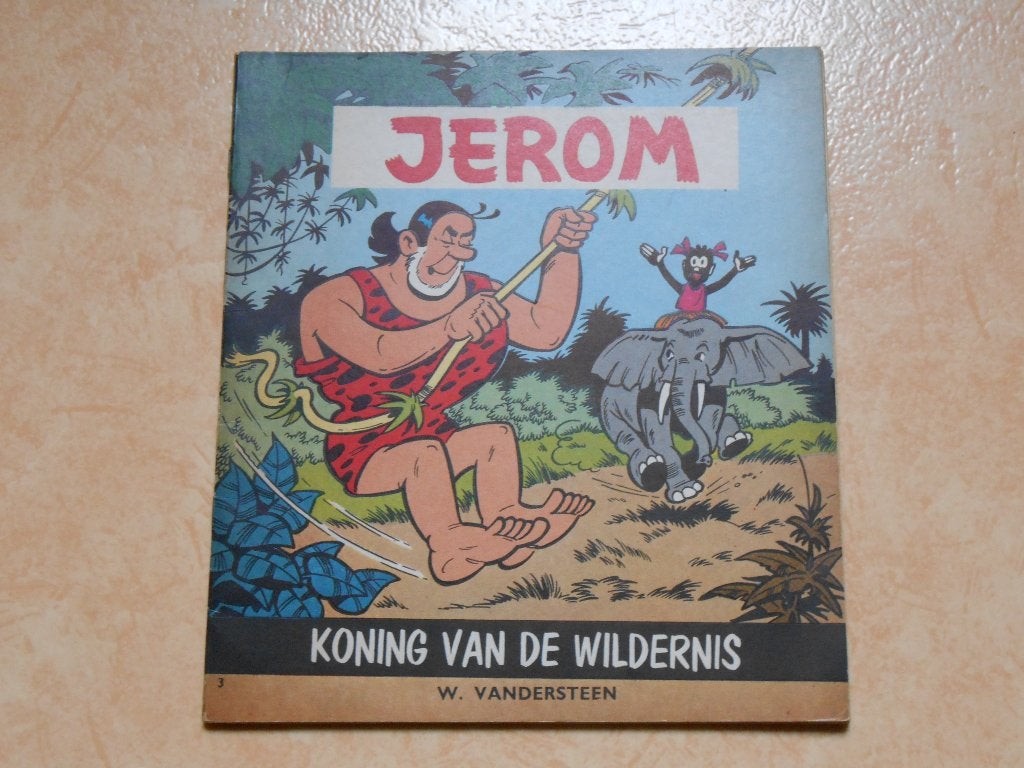 Jerom 3 Koning van de wildernis 1962 1ste druk., Boeken, Willy Vandersteen, Eén stripboek, Ophalen of Verzenden, Zo goed als nieuw