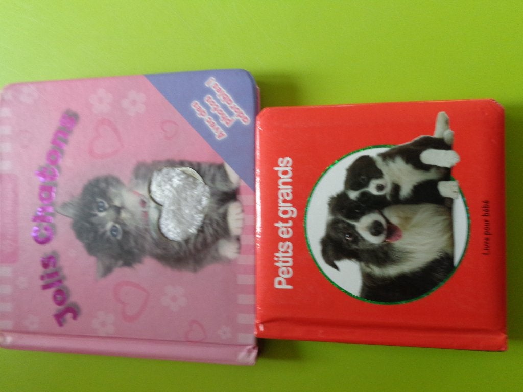 7 livres pour bébé - livres cartonnés, Livre à déplier, à toucher ou à découvrir, 1 à 2 ans, Enlèvement ou Envoi, Utilisé