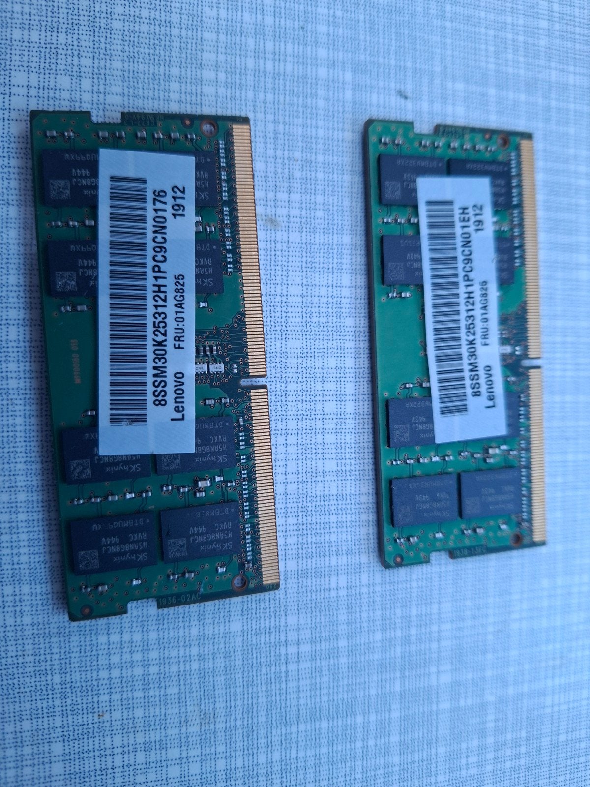 Lot de 2 barrettes de mémoire RAM DDR4 SODIMM, Informatique & Logiciels, Enlèvement ou Envoi, DDR4