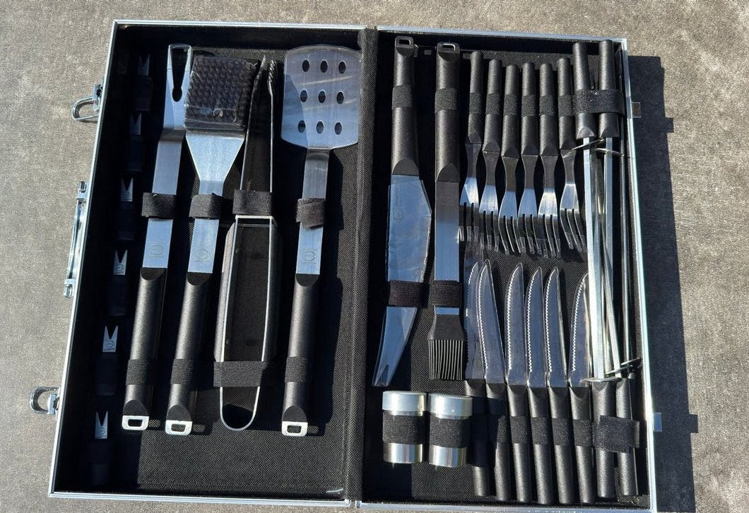 Berghoff Eclipse Barbecuekoffer 33-delig, Enlèvement, Comme neuf