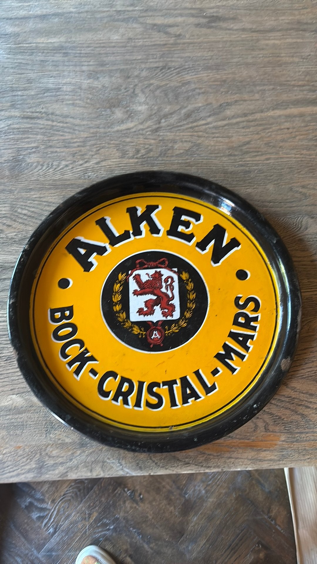 Emaille dienblad cristal alken, Enlèvement, Comme neuf