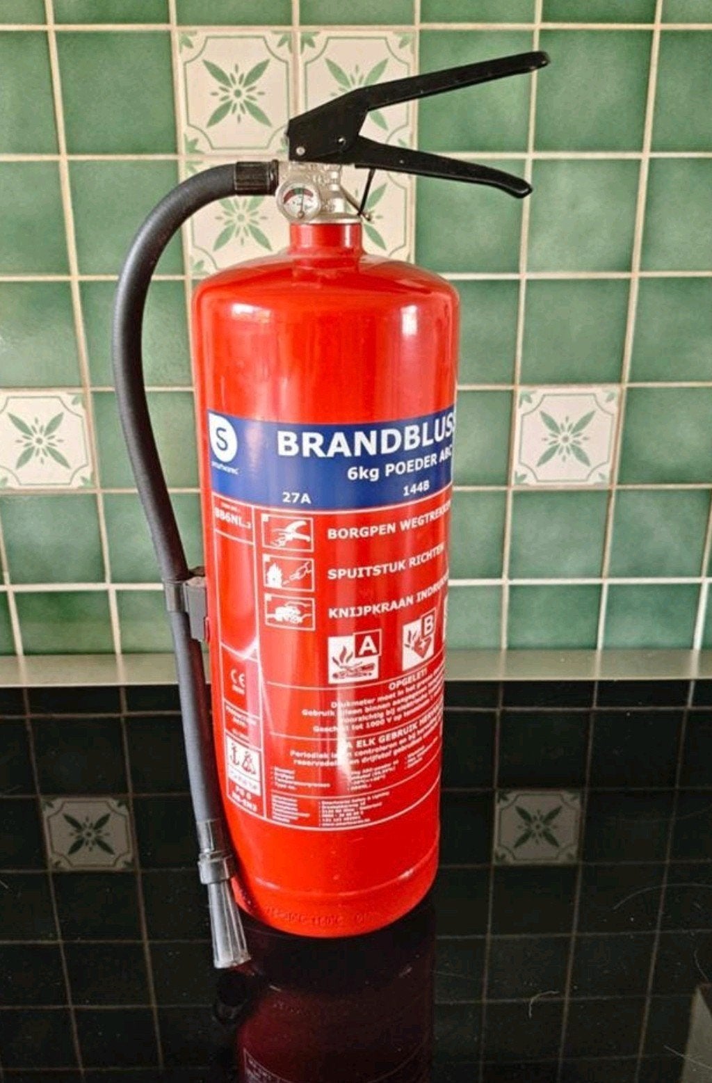 Brandblusser 6kg poeder, Ophalen, Nieuw, Brandblusser