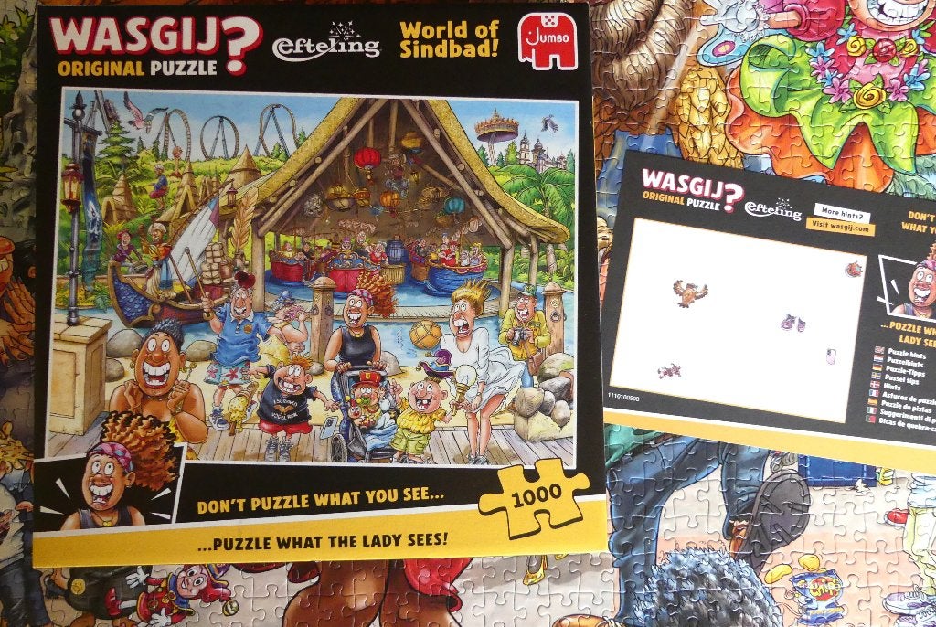 Puzzel WASGIJ : Efteling - World of Sindbad - 1000 stukjes, Ophalen of Verzenden, 500 t/m 1500 stukjes, Zo goed als nieuw, Legpuzzel
