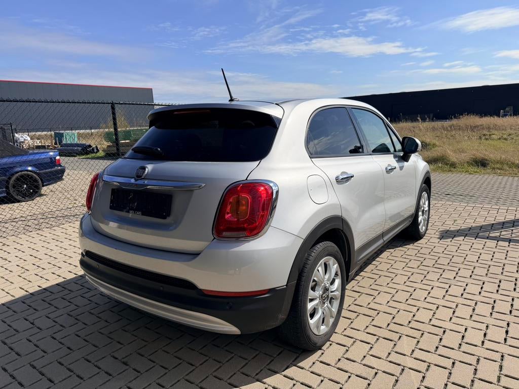 Fiat 500X Pop Star 1.6 Benzine - Leder - Xenon - Keyless, Auto's, Handgeschakeld, SUV of Terreinwagen, Zilver of Grijs, Euro 6
