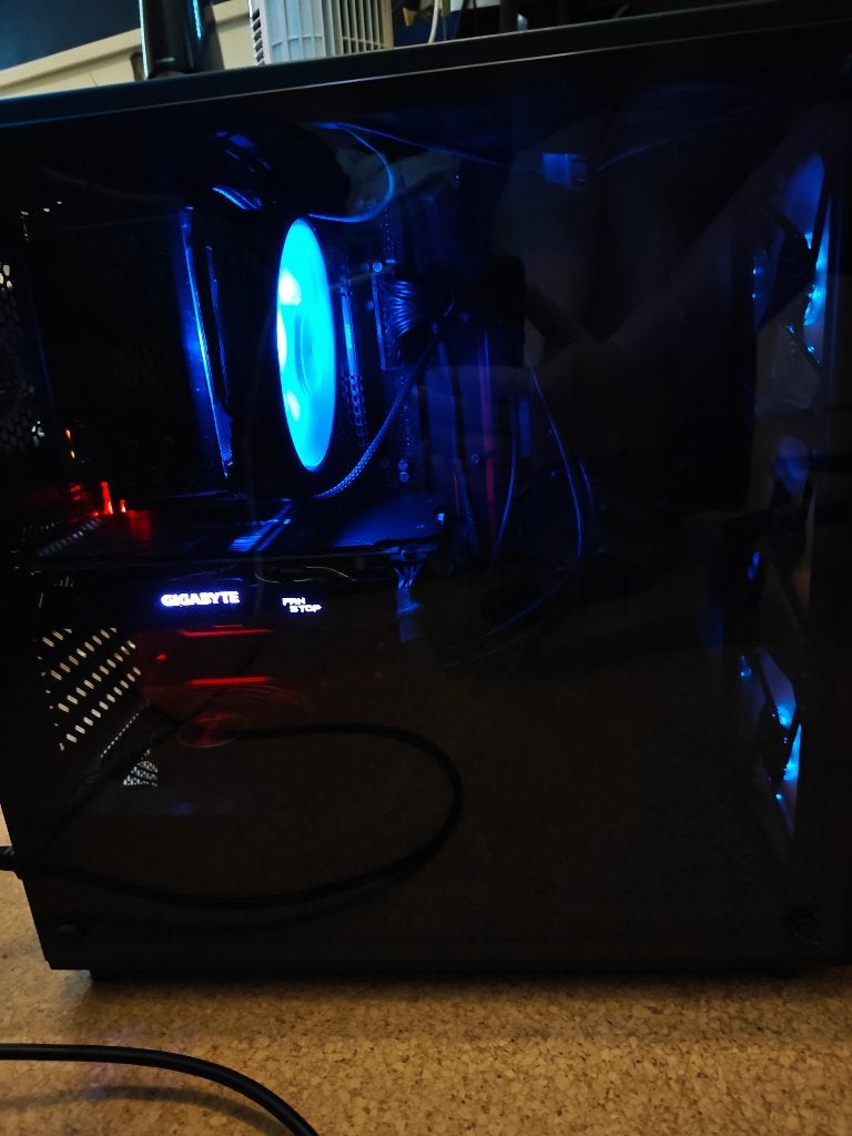 Game Computer ryzen 5 2600 + radeon rx580 8gb, 256 GB, AMD Ryzen 5, Utilisé, Gaming