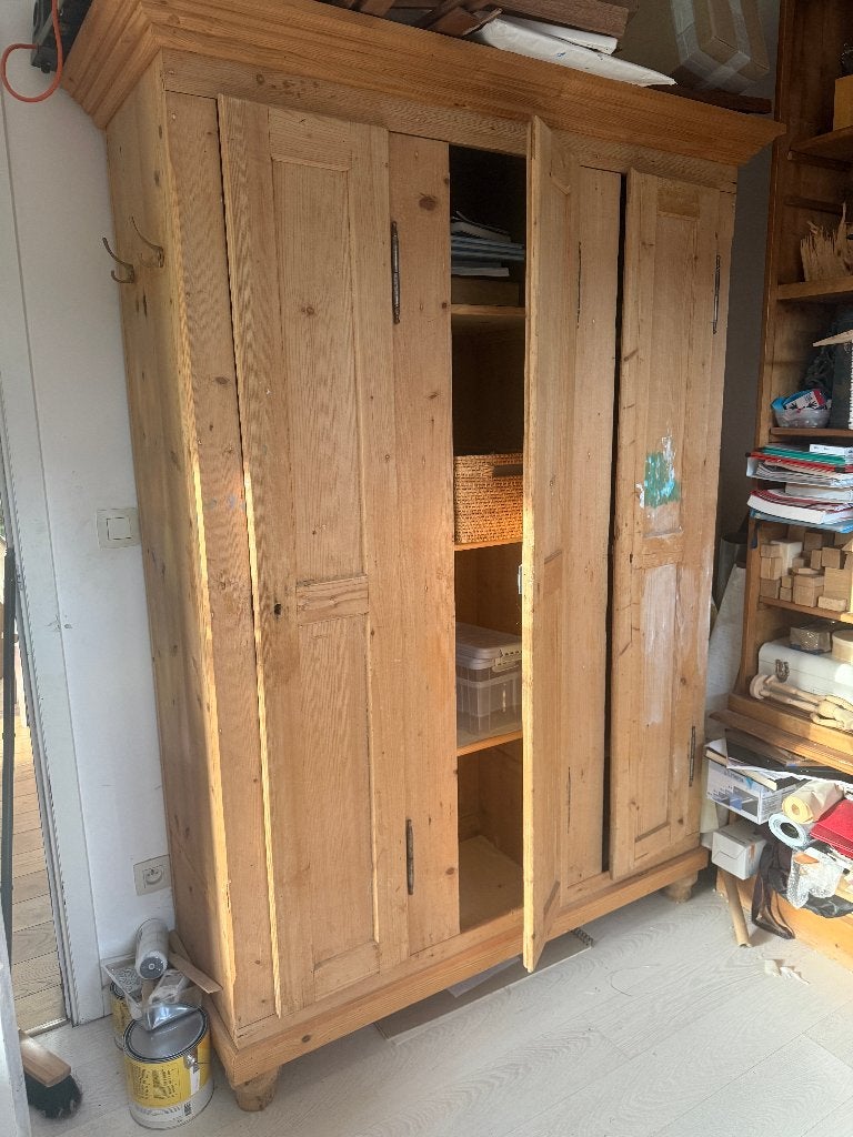 Prachtige houten kast GRATIS!, Enlèvement