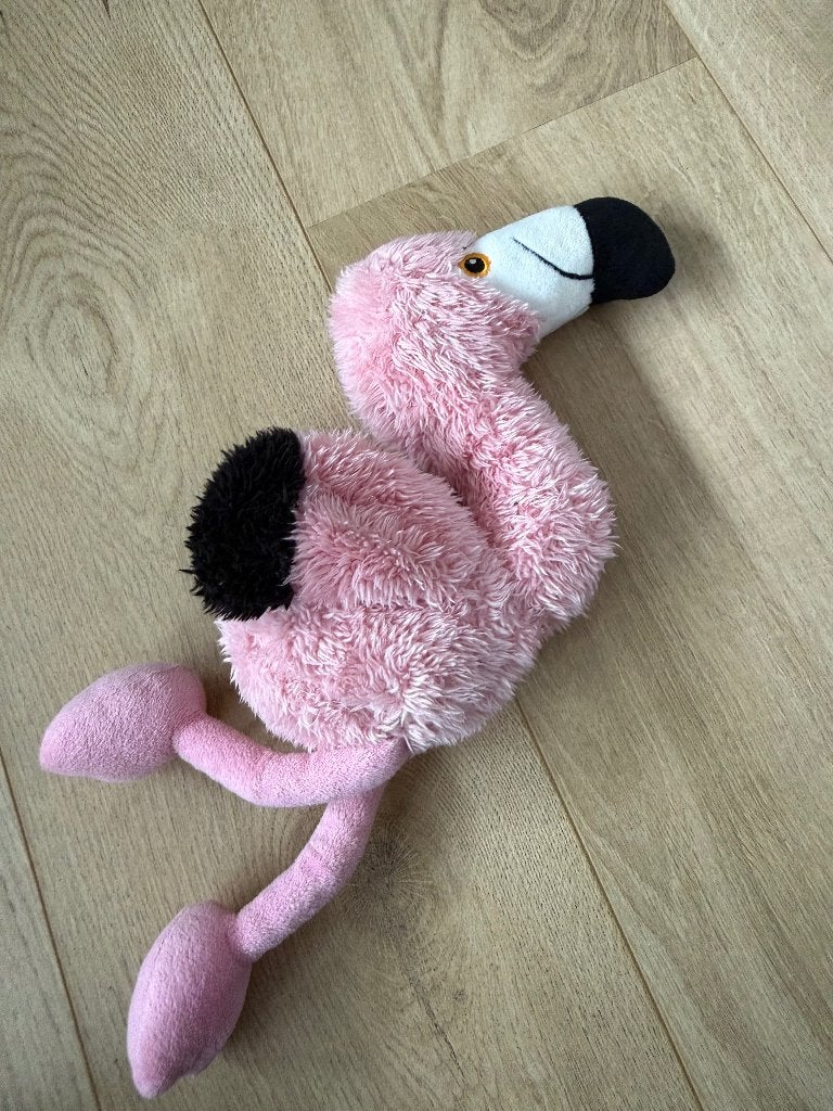 Peluche flamand rose, Enlèvement ou Envoi, Neuf, Rose, Autres types