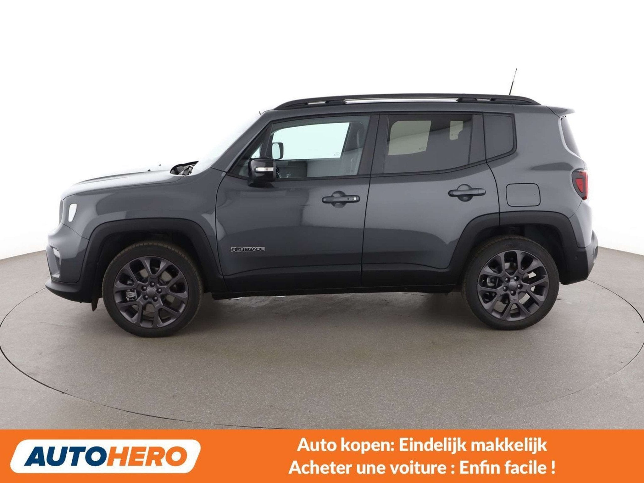 Jeep Renegade 1.3 T4 4xe Plug-in Hybrid Limited (bj 2023), Auto's, Jeep, Automaat, Gebruikt, Leder, Adaptive Cruise Control