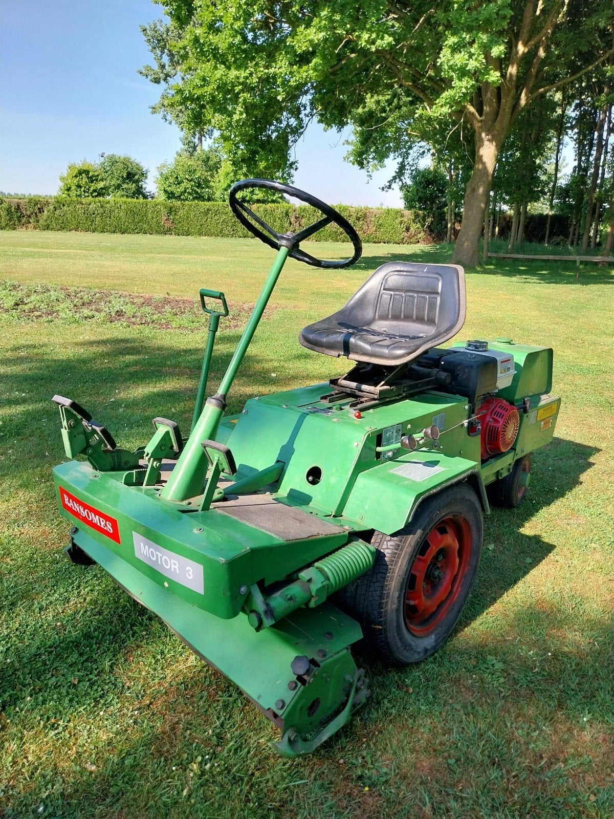 zitmaaier Ransomes, Ophalen, Gebruikt