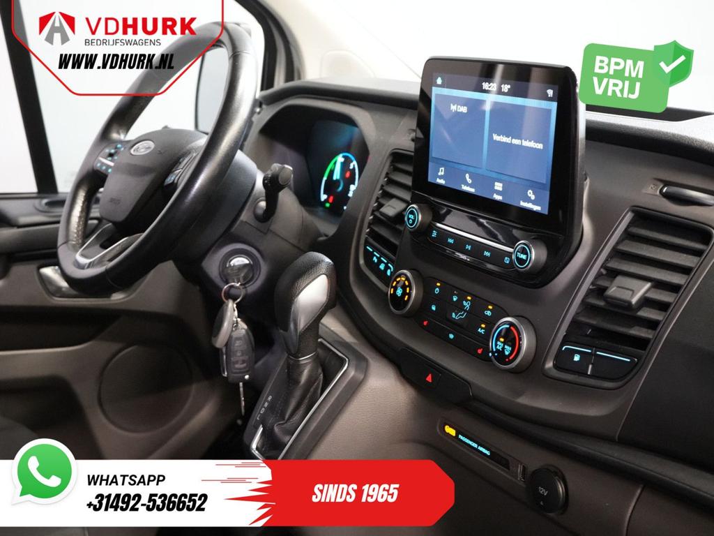 Ford Transit Custom 340 1.0 130 pk PHEV Trend Bi-Xenon/ Carp, Automaat, Wit, Bedrijf, Hybride Elektrisch/Benzine