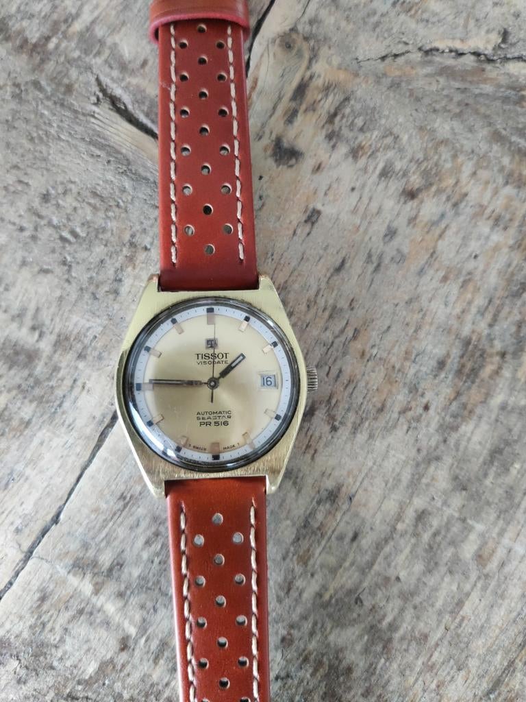 Tissot PR 516 Automatic – Vintage jaren ’60, Ophalen of Verzenden