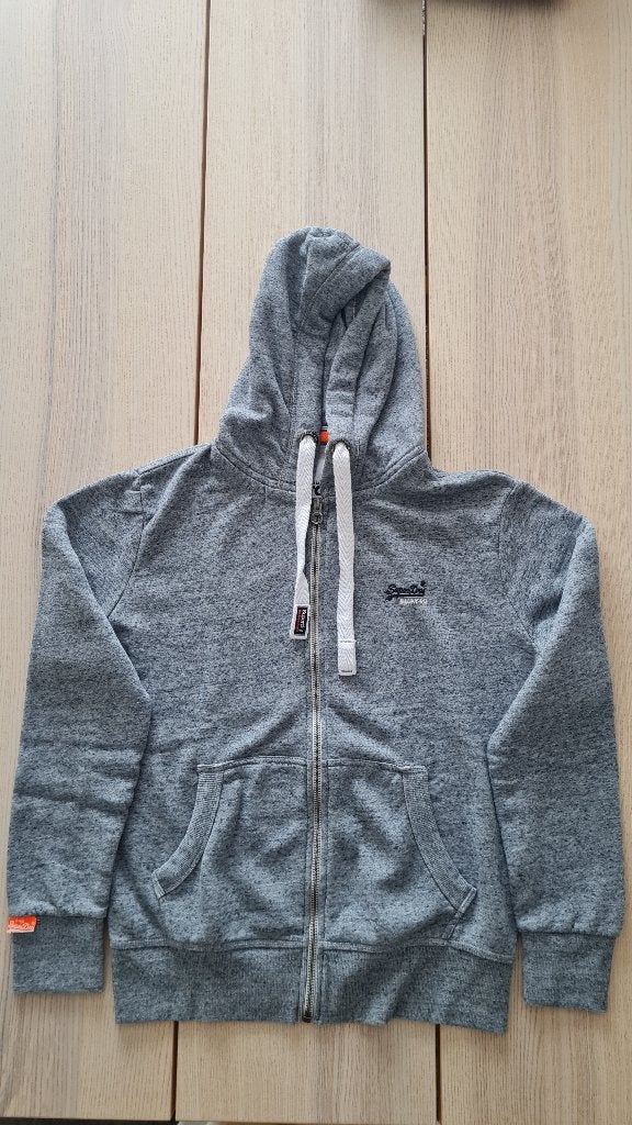 Pull SUPERDRY Taille L, Neuf, Gris, Taille 52/54 (L), Enlèvement