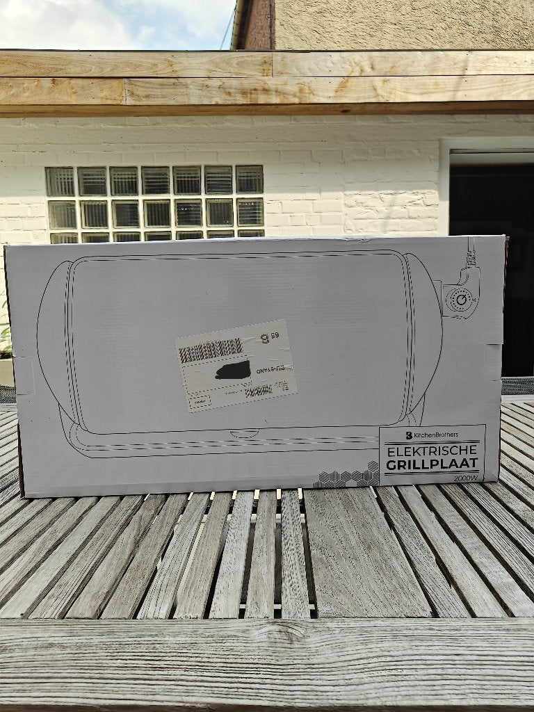 Nieuwe Elektrische grillplaat van KitchenBrothers, Elektronische apparatuur, Ophalen of Verzenden, Nieuw, Elektrisch