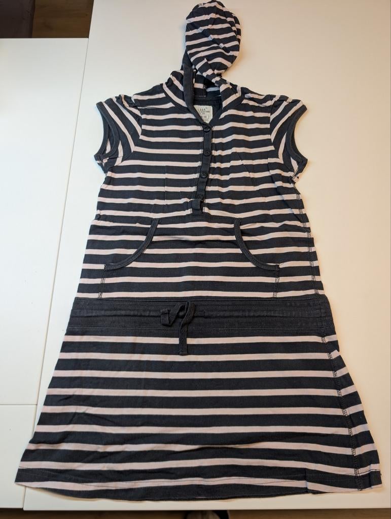 L.L.OG.G.kleedje met kap en korte mouwen voor meisjes van 10, Kinderen en Baby's, Kinderkleding | Maat 140, Meisje, H&M, Ophalen of Verzenden