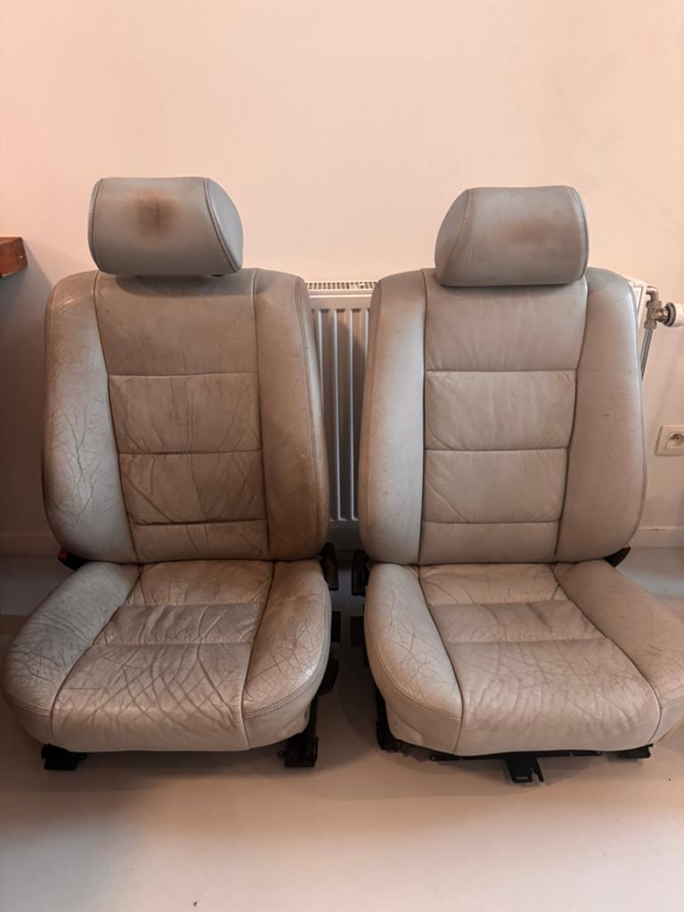 Origineel bmw e34 leder grijs interieur, Auto-onderdelen, Ophalen, BMW