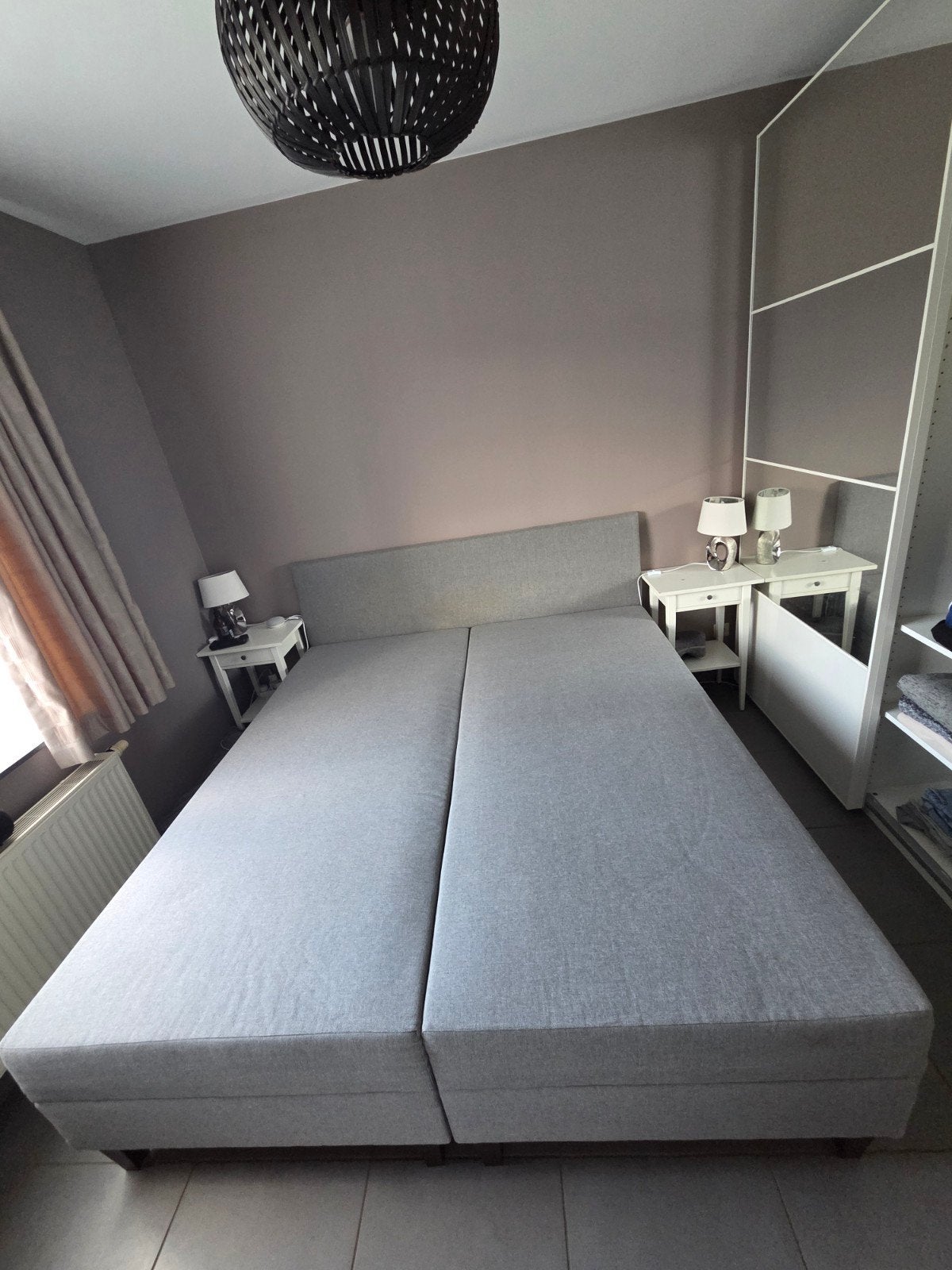 boxspring 180x200, Huis en Inrichting, Ophalen, Gebruikt, Tweepersoons, 180 cm
