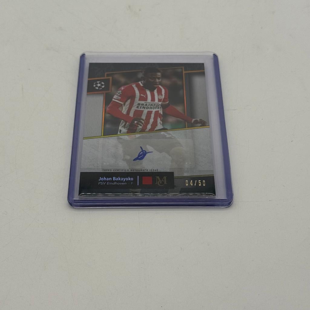 Topps Certified Autograph Johan Bakayoko 04/50 | NM, Ophalen of Verzenden, Zo goed als nieuw, Spelerskaart