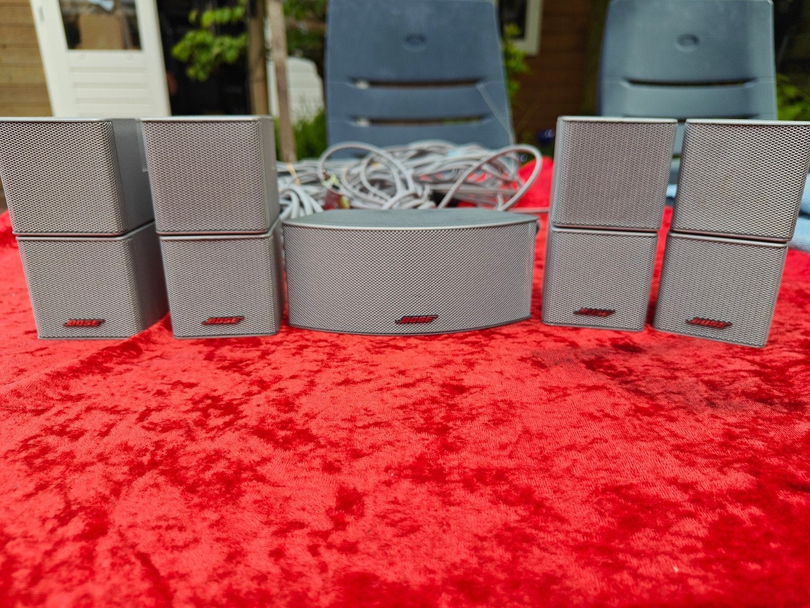 Bose Jewel luidsprekers 5x zilvergrijs aanbieding met lui, TV, Hi-fi & Vidéo, Ensembles home-cinéma, Enlèvement ou Envoi