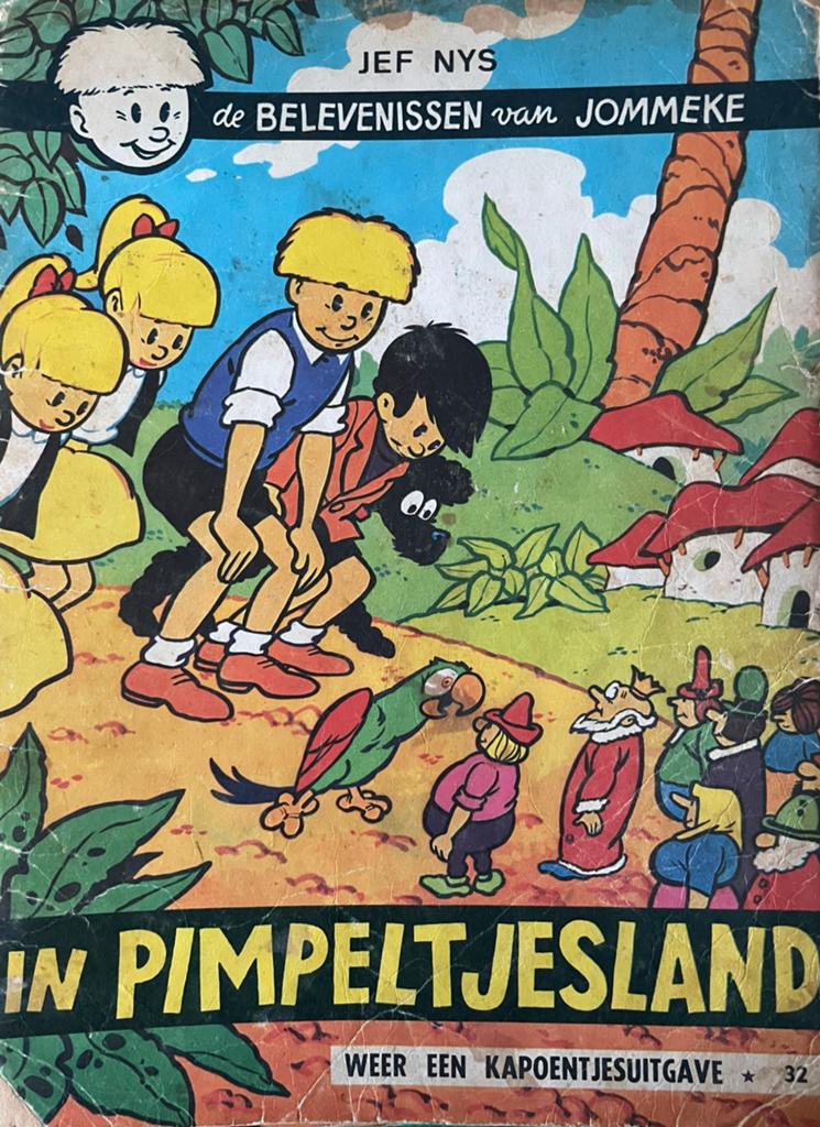 EERSTE DRUK nr 32 van Jommeke, getiteld In Pimpeltjesland, Ophalen of Verzenden, Gelezen