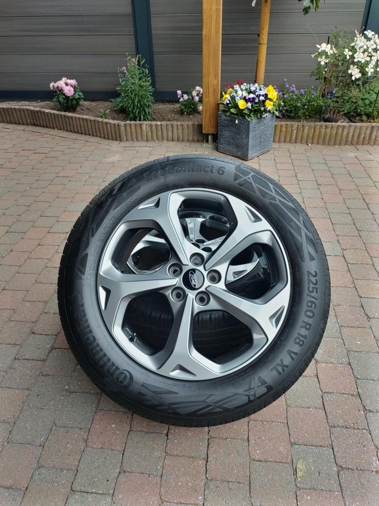 Allu velgen Ford 18" anthraciet met banden (4 stuks), Autos : Pièces & Accessoires, Pneus & Jantes, Enlèvement, Pneu(s)