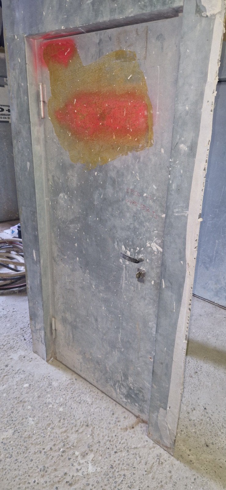 porte de chantier, Enlèvement