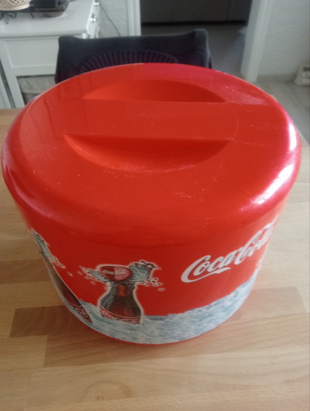 Seau à glace/glacerie/glacière Vintage Coca Cola avec couver, Enlèvement, Utilisé, Ustensile