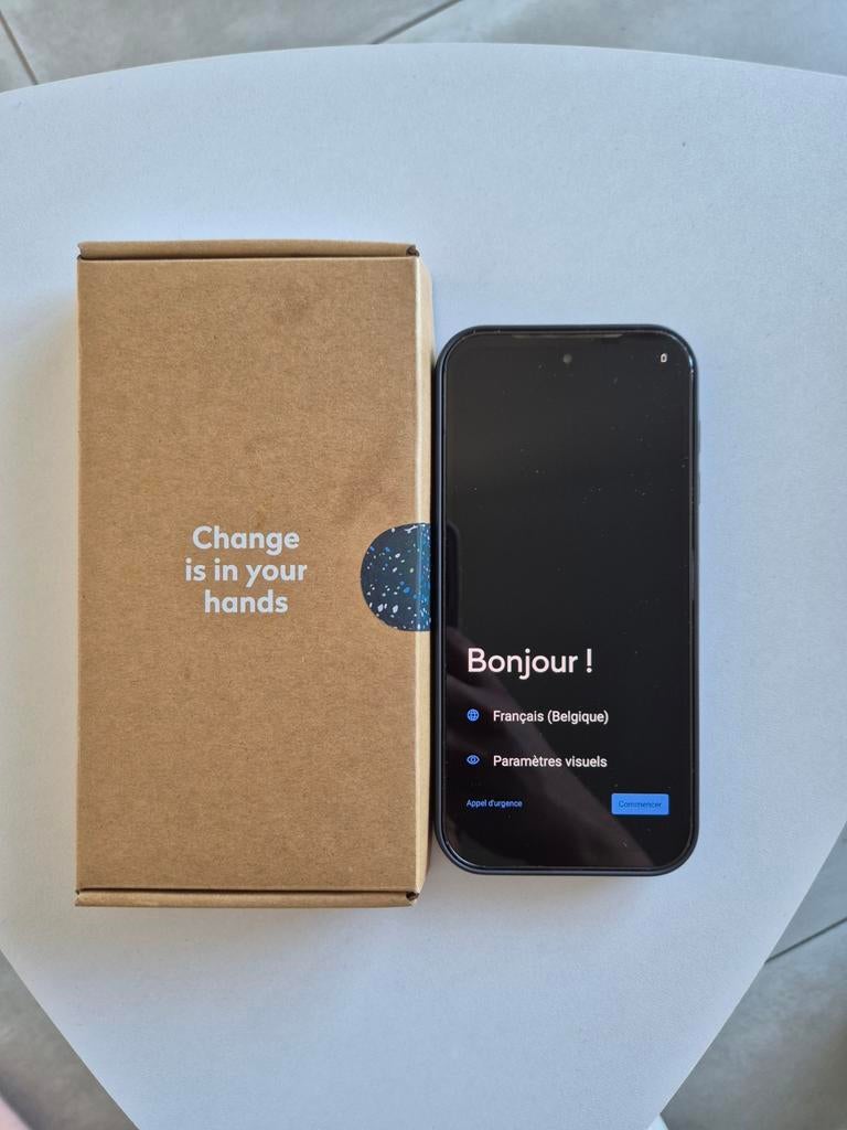 Fairphone 5 256Go – Très bon état – Boîte + preuve d’acha