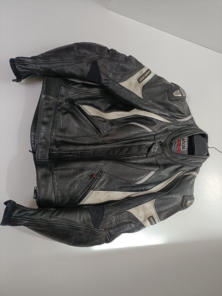 Lederen motorjas IXS maat 52, Motoren, Kleding | Motorkleding, Ophalen, Heren, Jas | leer, IXS