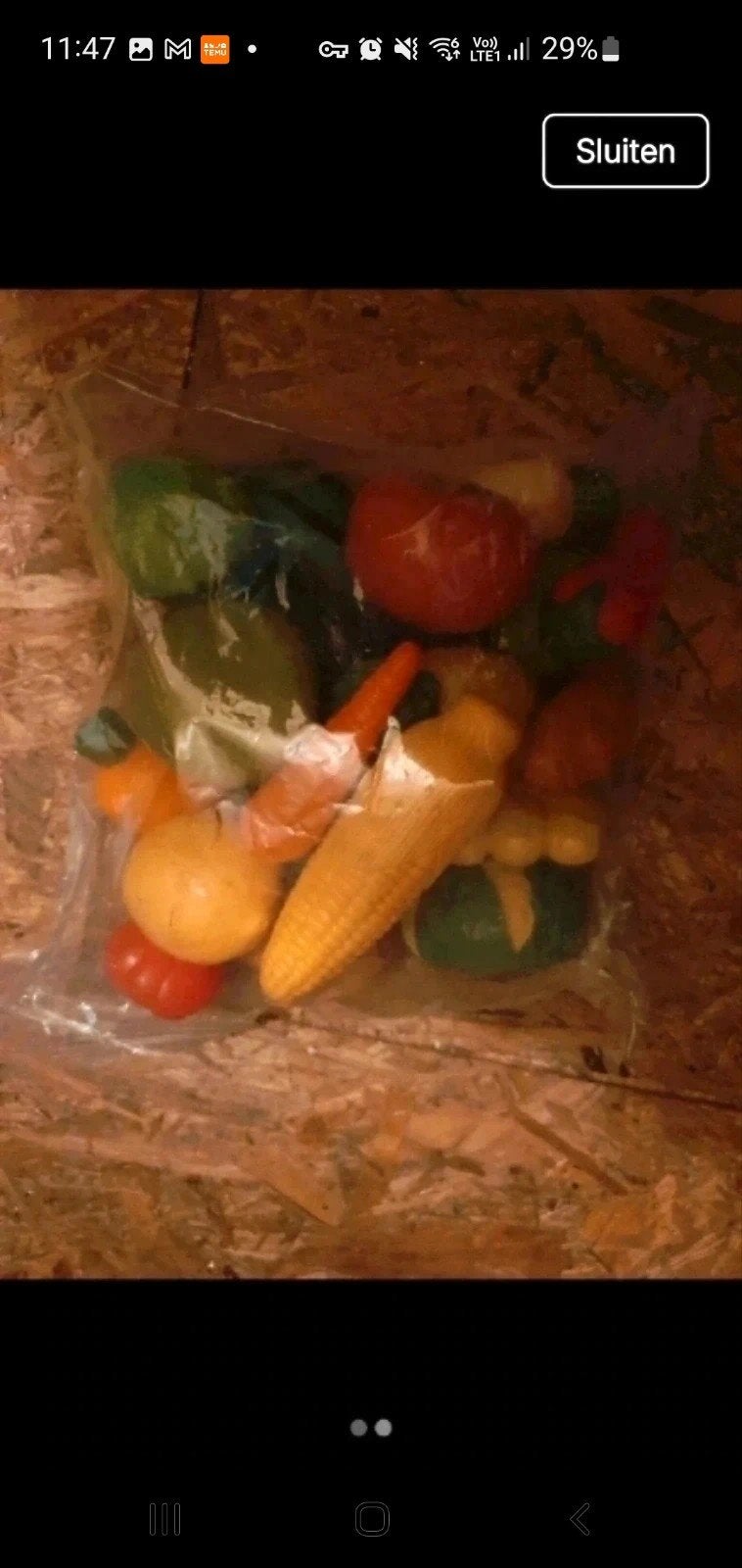 grand sac de légumes de jeu pour magasin, Enlèvement ou Envoi