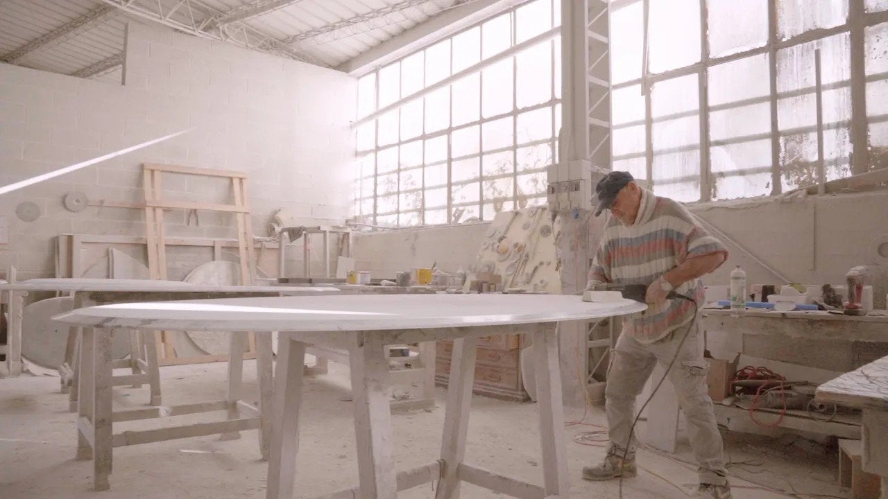 céramique à l'extérieur, tables tulipes, chaises Eero Saarin, Enlèvement ou Envoi