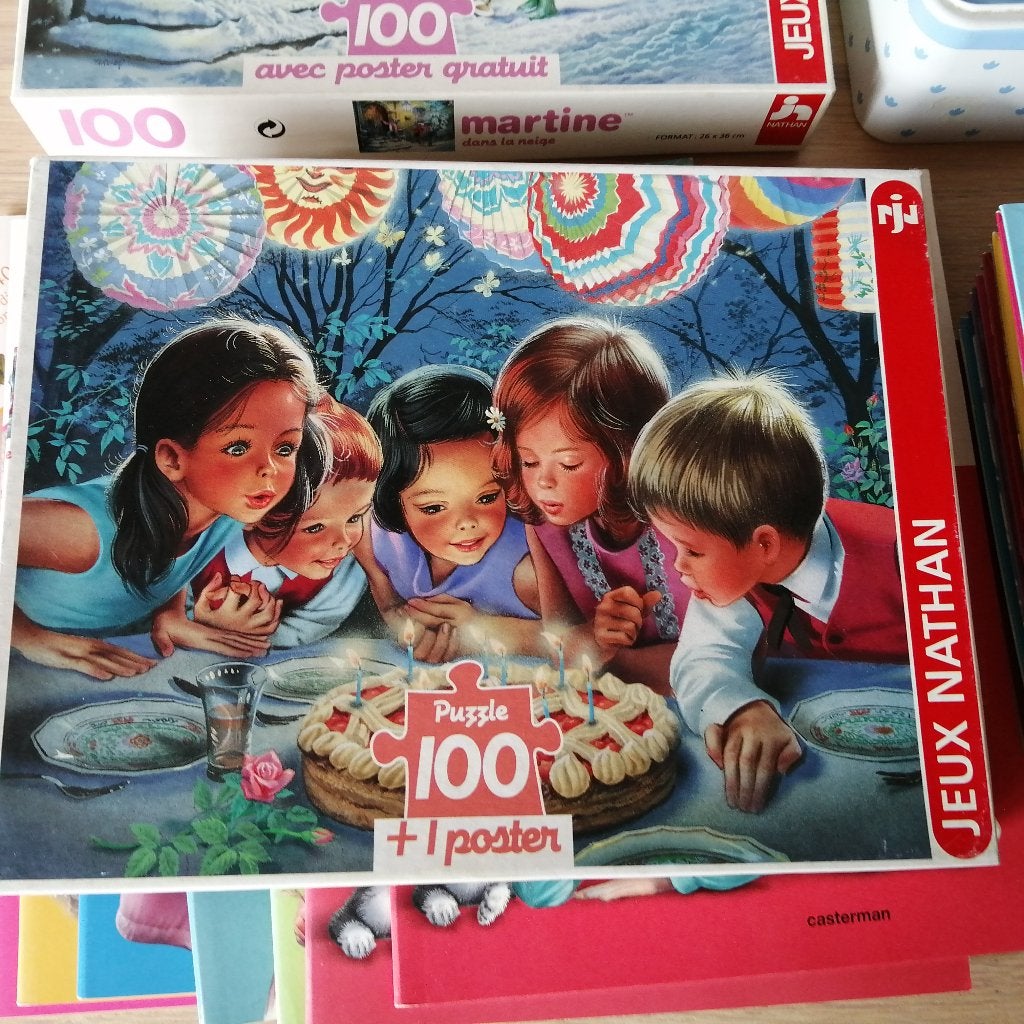 2 puzzels van Tiny 100 stukken + 8 leesboekjes, Enfants & Bébés, Jouets | Puzzles pour enfants, Enlèvement, Utilisé