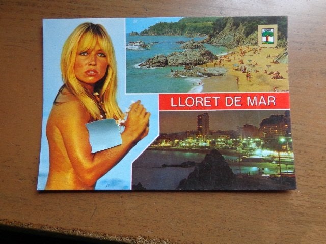 Postkaart Naakt - Lloret de Mar, Ophalen of Verzenden, Gelopen, Overige thema's