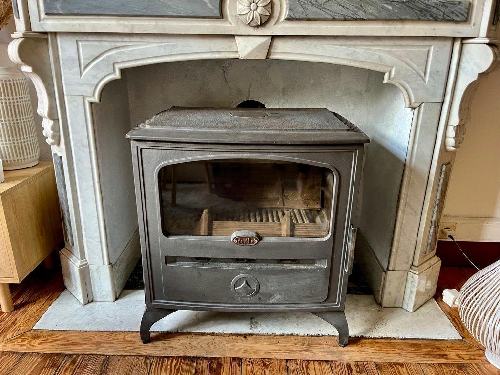 Poêle à bois, Maison & Meubles, Enlèvement, Utilisé, Bois, Autoportant