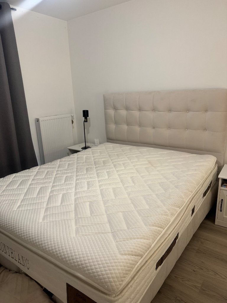 Lit box avec matelas 160 x 200, Maison & Meubles, Chambre à coucher | Lits boxsprings, Comme neuf, 160 cm, 200 cm, Deux personnes