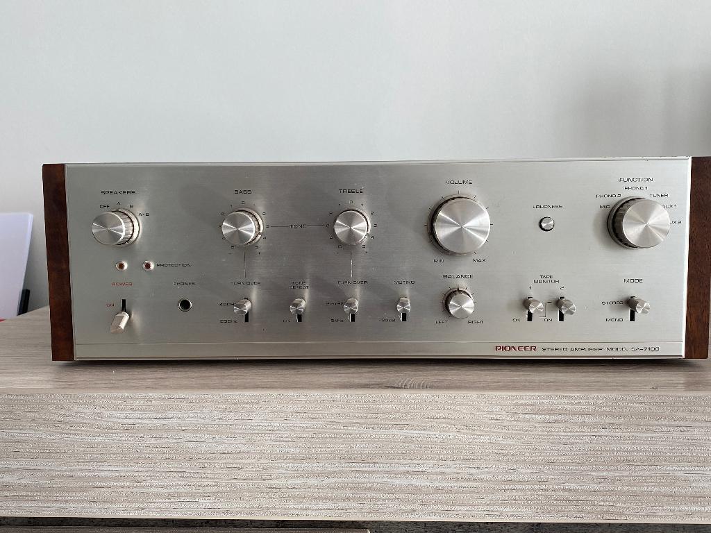 Pioneer SA 7100 stereo Amplifier, Audio, Tv en Foto, Versterkers en Ontvangers, Ophalen, Zo goed als nieuw, 60 tot 120 watt, Pioneer