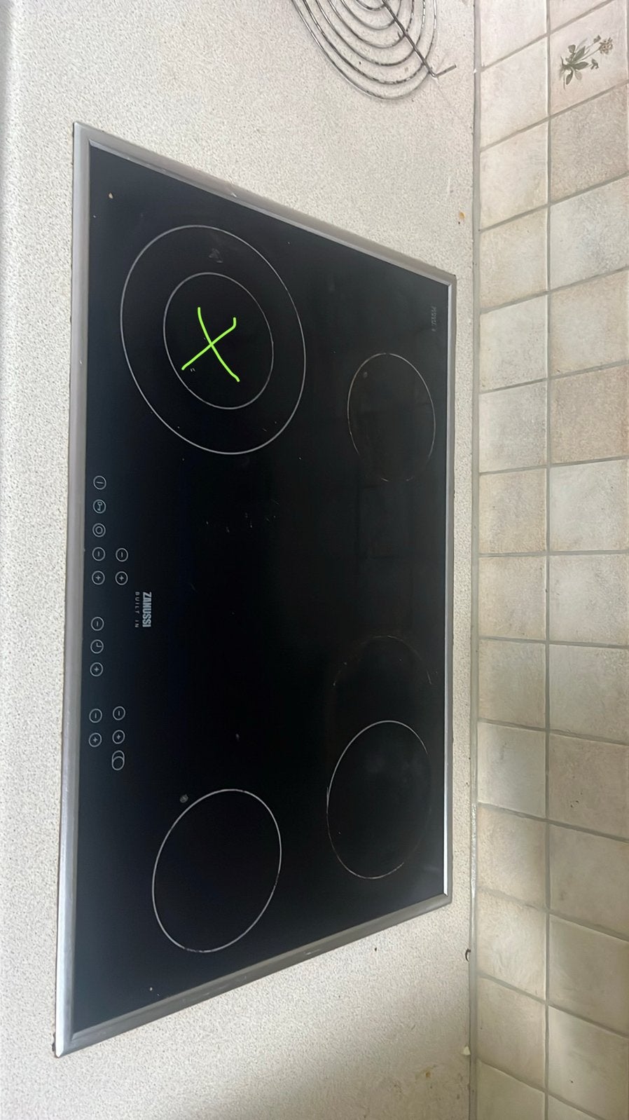 Koonplaat keramische, Elektronische apparatuur, Ophalen, Gebruikt, Keramisch, 4 kookzones