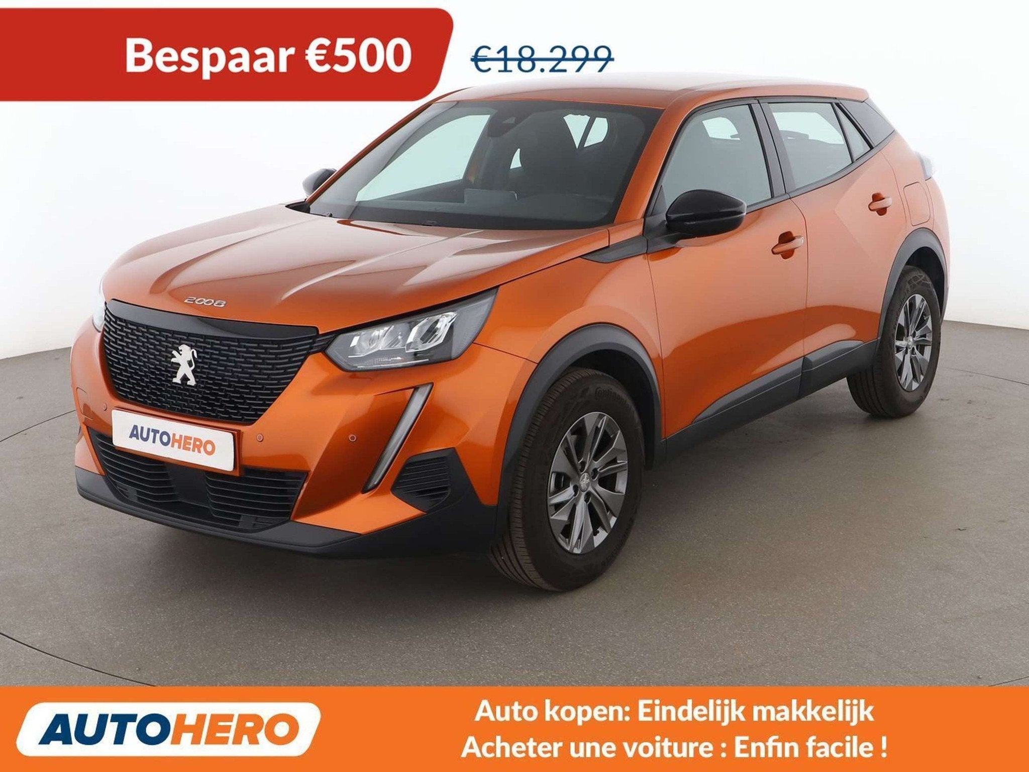 Peugeot 2008 1.2 PureTech Active Pack (bj 2023, automaat), 96 kW, 5 zetels, 5 deurs, SUV of Terreinwagen