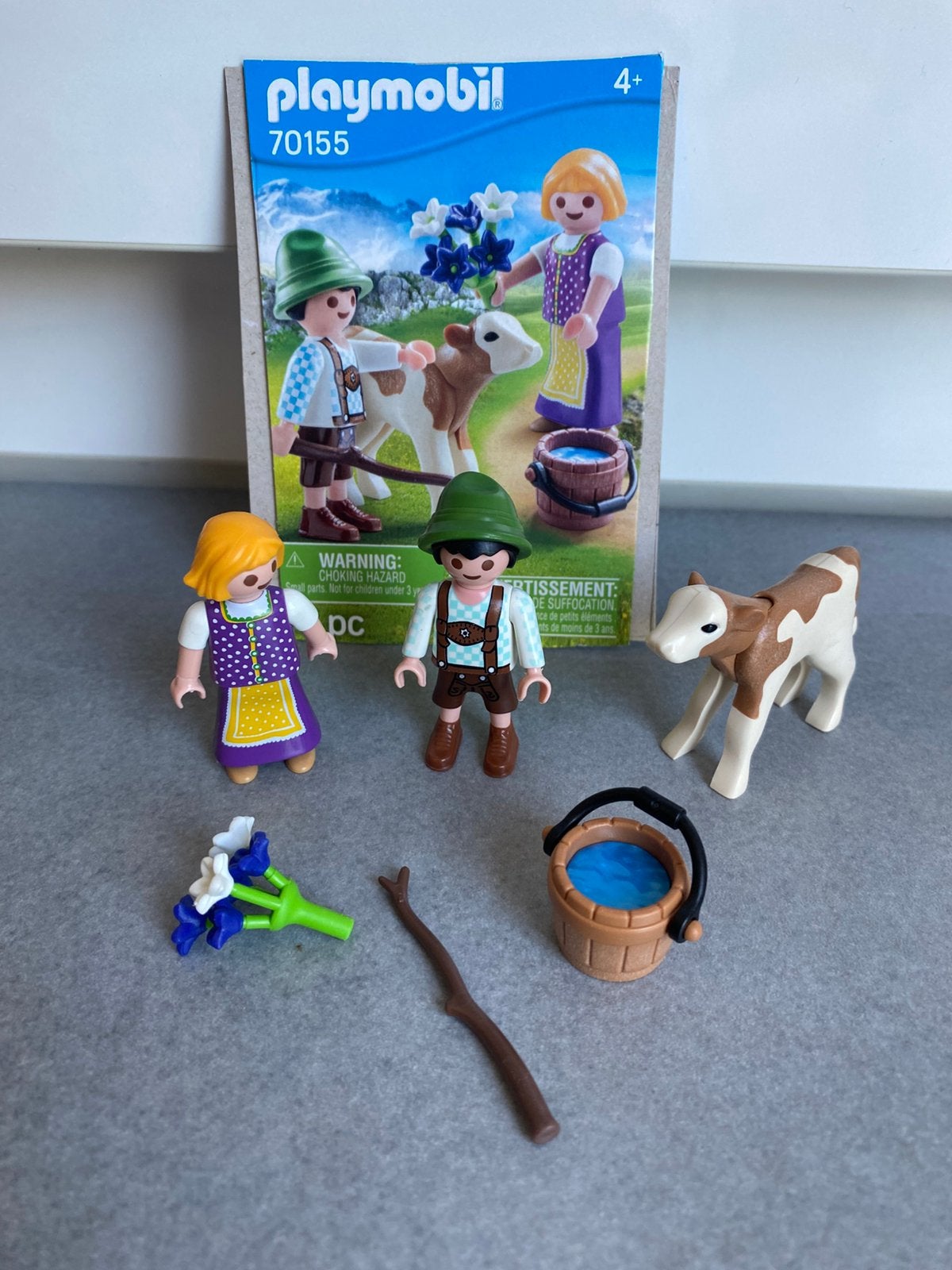 playmobil special plus kinderen met kalf 70155, Ophalen, Zo goed als nieuw, Special plus, Complete set