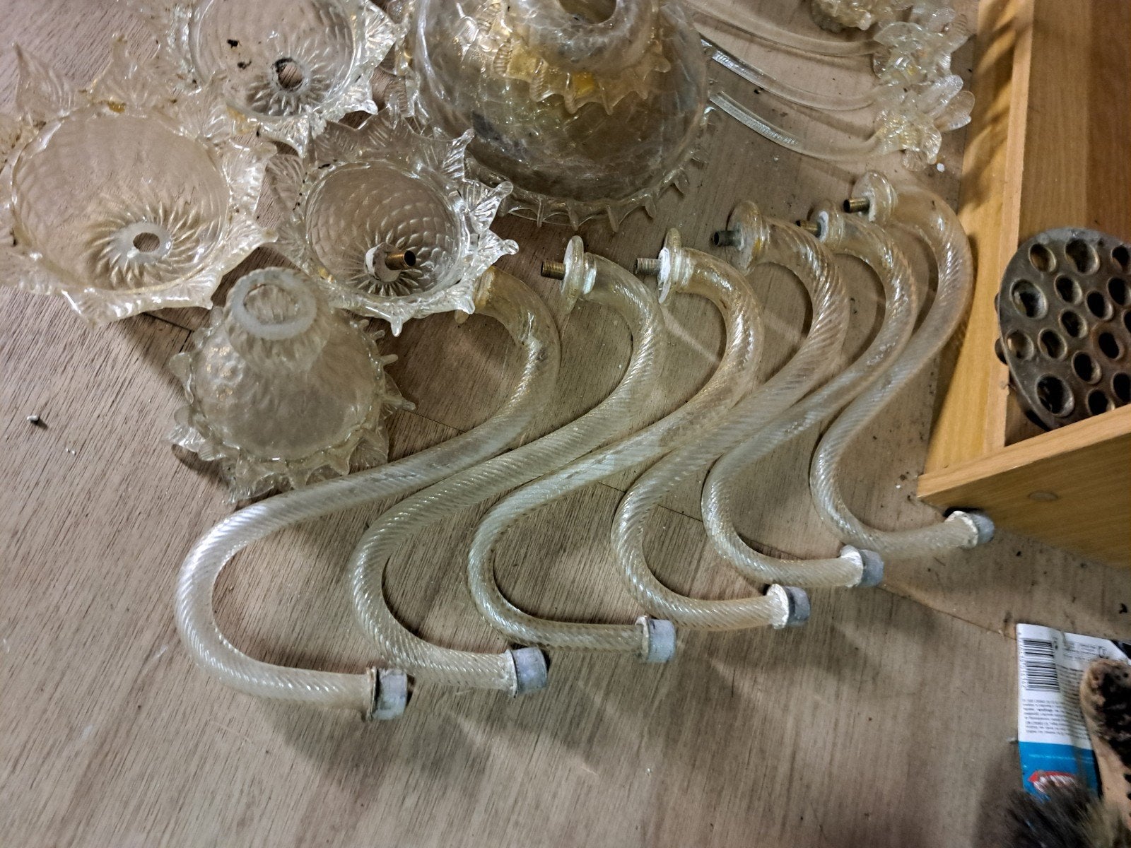 murano onderdelen venetiaans, Huis en Inrichting, Ophalen, Gebruikt, Glas