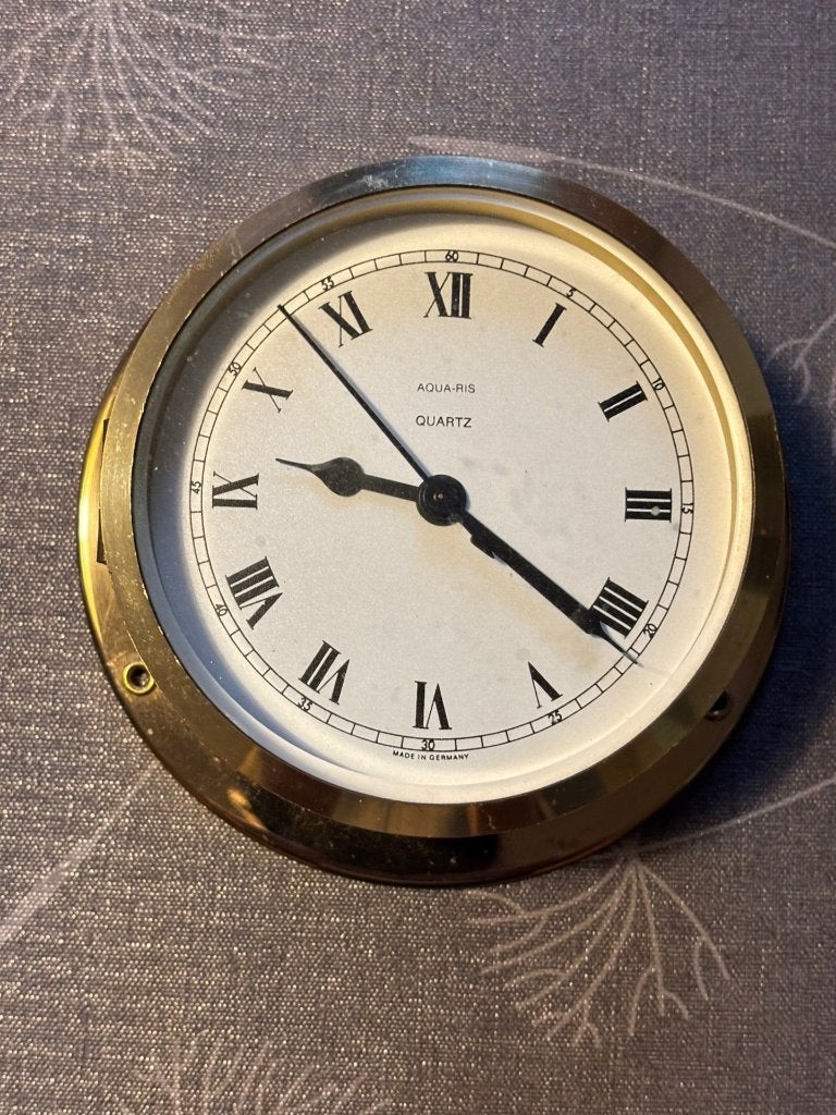 Petite horloge de marine à quartz, Antiquités & Art, Enlèvement