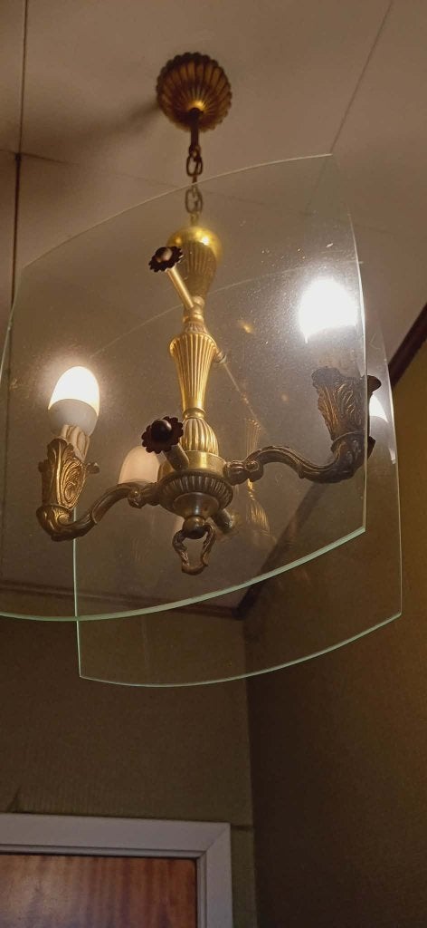 Lustre suspension vintage, Maison & Meubles, Lampes | Suspensions, Enlèvement, Comme neuf