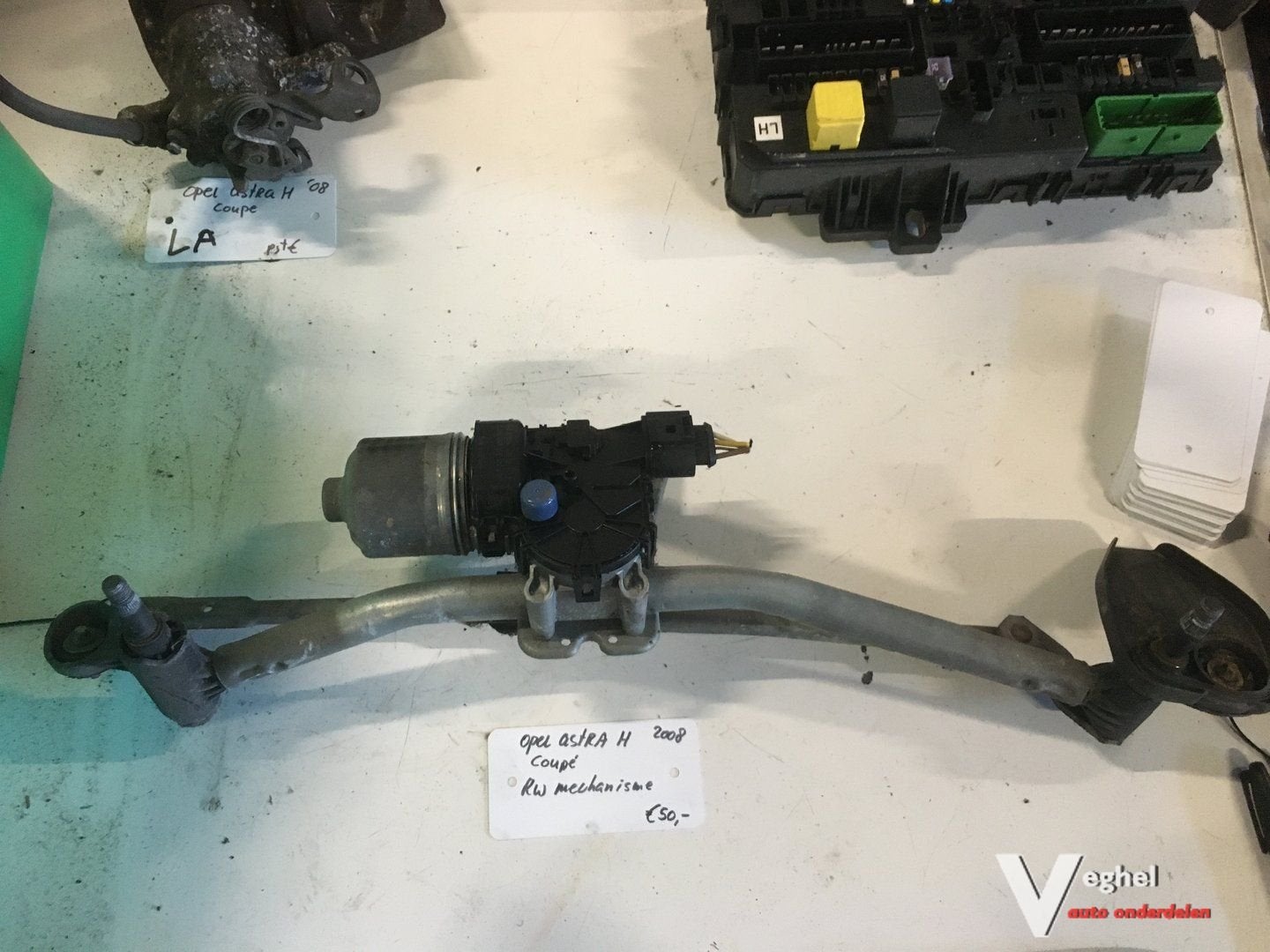 Opel Astra H coupe 2008 1.4 16v  Ruitenwissermechanisme met, Gebruikt, -, -, Ophalen of Verzenden