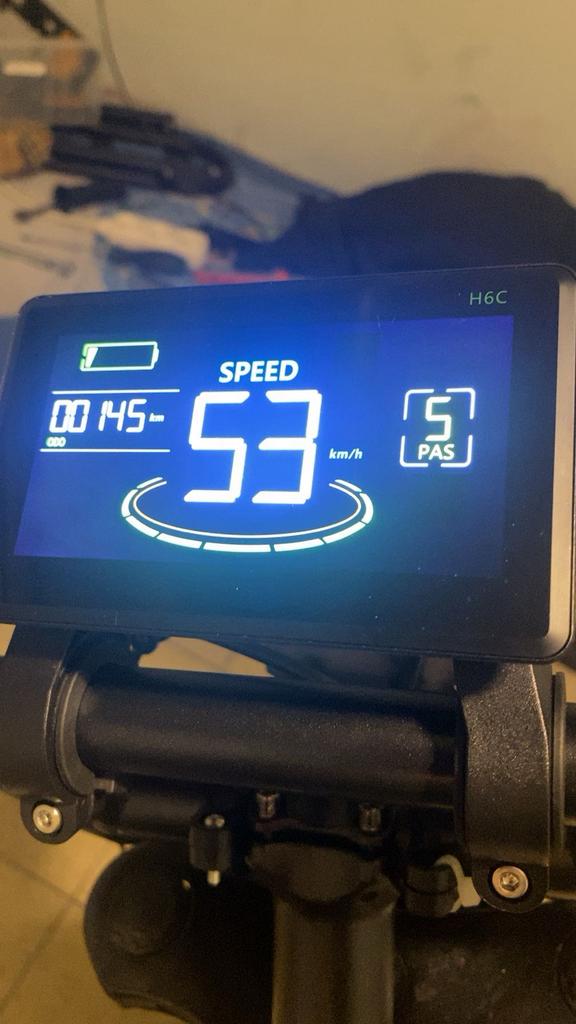 Opvoerbaar H6C display fatbike, Watersport en Boten, Buiten- en Binnenboordmotoren, Ophalen, Met afstandsbediening, Elektrisch