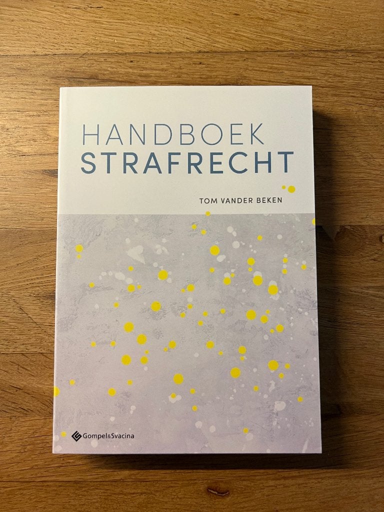 HANDBOEK STRAFRECHT, Ophalen of Verzenden, Nieuw