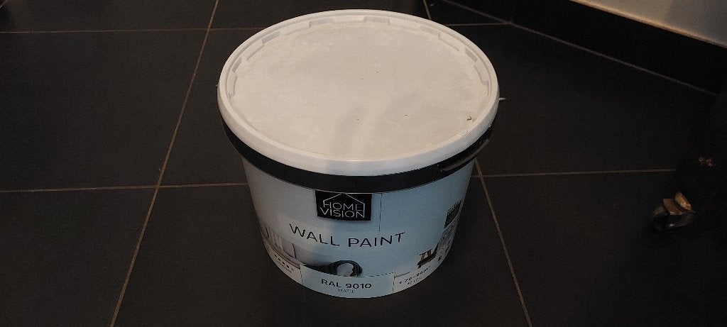 Witte Muurverf 10 liter MAT, Ophalen