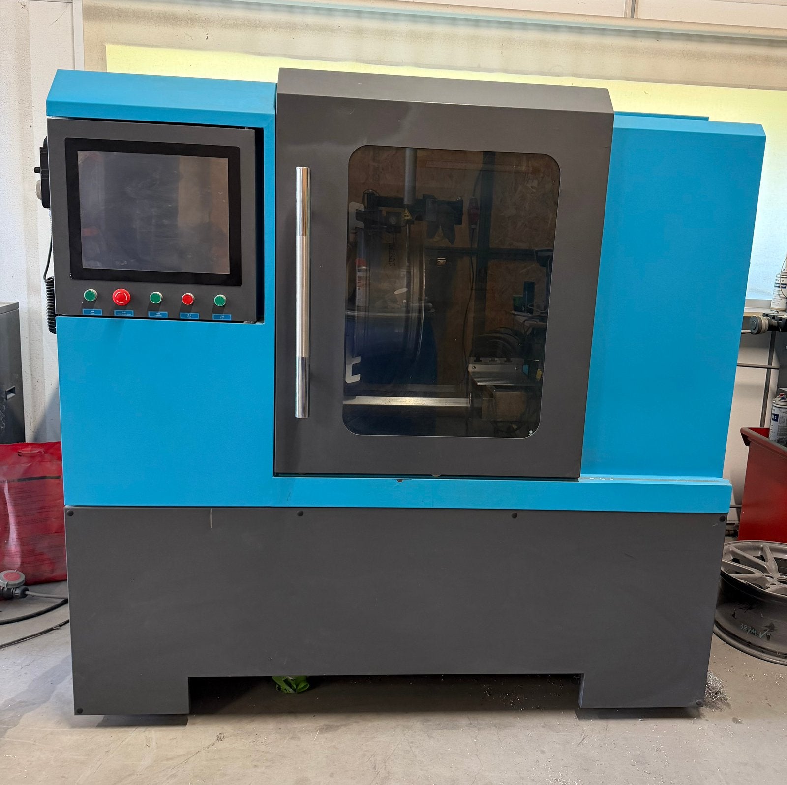 Cnc draabank velgen glansdraaien, Zakelijke goederen, Machines en Bouw | Metaalbewerking, Ophalen